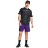 imageUnder Armour Mens Woven Wordmark Shorts500 Purple   Salt Purple