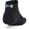 imageUnder Armour Training Cotton Low Socks 3 Pack001 Black  Black  White Logo
