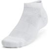 imageUnder Armour Training Cotton Low Socks 3 Pack100 White  White  Black Logo