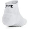 imageUnder Armour Training Cotton Low Socks 3 Pack100 White  White  Black Logo