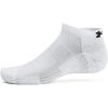 imageUnder Armour Training Cotton Low Socks 3 Pack100 White  White  Black Logo