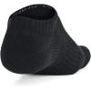 imageUnder Armour Training Cotton No Show Socks 3 Pack001 Black  Black  White