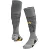 imageUnder Armour Unisex Adult Magnetico Pocket Over the Calf Socks 1 Pack709 Clay Green  Black  Taxi