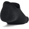 imageUnder Armour Unisex Essential Ultra Low Tab Socks 6 Pack001 Black  Black  Castlerock