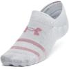 imageUnder Armour Unisex Essential Ultra Low Tab Socks 6 Pack015 Halo Gray  Halo Gray  Pink Elixir