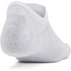 imageUnder Armour Unisex Essential Ultra Low Tab Socks 6 Pack100 White  White  Halo Gray