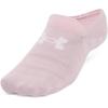 imageUnder Armour Unisex Essential Ultra Low Tab Socks 6 Pack103 White  White  Prime Pink