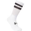 imageUnder Armour UnisexAdult Essential Crew Socks 6 Pack101 White  White  Black