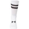 imageUnder Armour UnisexAdult Essential Crew Socks 6 Pack101 White  White  Black