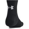 imageUnder Armour UnisexAdult Training Cotton Quarter Socks 3 Pack001 Black  Black  White