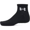 imageUnder Armour UnisexAdult Training Cotton Quarter Socks 3 Pack002 Black  Black  White