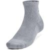 imageUnder Armour UnisexAdult Training Cotton Quarter Socks 3 Pack035 Steel  White  Black