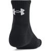 imageUnder Armour UnisexAdult Training Cotton Quarter Socks 6 Pack001 Black  Black  White