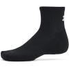 imageUnder Armour UnisexAdult Training Cotton Quarter Socks 6 Pack001 Black  Black  White