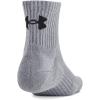 imageUnder Armour UnisexAdult Training Cotton Quarter Socks 6 Pack035 Steel  White  Black