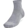 imageUnder Armour UnisexAdult Training Cotton Quarter Socks 6 Pack035 Steel  White  Black