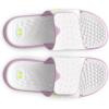 imageUnder Armour Womens Ignite Pro Slide Sandal102 Distant GrayPurple AceHighvis Yellow