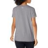 imageUnder Armour Womens New Freedom Logo TShirt035 Steel Light Heather   Prime Pink