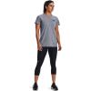 imageUnder Armour Womens New Freedom Logo TShirt036 Steel Light Heather   Black
