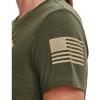 imageUnder Armour Womens New Freedom Logo TShirt391 Marine Od Green   Desert Sand
