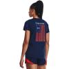 imageUnder Armour Womens New Freedom Logo TShirt408 Academy   Royal