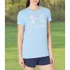 imageUnder Armour Womens New Freedom Logo TShirt475 Carolina Blue   Halo Gray