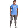 imageUnder Armour Womens New Freedom Logo TShirt475 Carolina Blue   Halo Gray