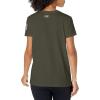 imageUnder Armour Womens New Freedom Logo TShirtBaroque Green 310Pink Clay