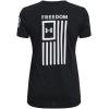 imageUnder Armour Womens New Freedom Logo TShirtBlack 001White