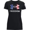imageUnder Armour Womens New Freedom Logo TShirtBlack 002White