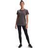 imageUnder Armour Womens New Freedom Logo TShirtCharcoal Medium Heather 019Virtual Pink