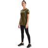 imageUnder Armour Womens New Freedom Logo TShirtMarine Od Green 390Desert Sand
