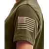 imageUnder Armour Womens New Freedom Logo TShirtMarine Od Green 390Desert Sand