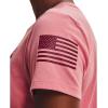 imageUnder Armour Womens New Freedom Logo TShirtPink Clay 663League Red