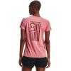 imageUnder Armour Womens New Freedom Logo TShirtPink Clay 663League Red