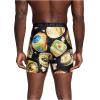 imageUnder Armour mens Performance Tech Mesh Print Singles 6quot Inseam Boxer BriefBlackGold  Single
