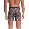 imageUnder Armour mens Performance Tech Mesh Print Singles 6quot Inseam Boxer BriefBlackGrey