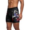 imageUnder Armour mens Performance Tech Mesh Print Singles 6quot Inseam Boxer BriefBlackMountain Dewsingle