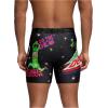 imageUnder Armour mens Performance Tech Mesh Print Singles 6quot Inseam Boxer BriefBlackMountain Dewsingle