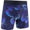 imageUnder Armour mens Performance Tech Mesh Print Singles 6quot Inseam Boxer BriefBlue Atlantis