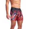 imageUnder Armour mens Performance Tech Mesh Print Singles 6quot Inseam Boxer BriefLava Red