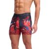 imageUnder Armour mens Performance Tech Mesh Print Singles 6quot Inseam Boxer BriefLava Red