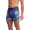 imageUnder Armour mens Performance Tech Mesh Print Singles 6quot Inseam Boxer BriefMightnight Navy