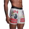imageUnder Armour mens Performance Tech Mesh Print Singles 6quot Inseam Boxer BriefWhite Big League Chew  Single