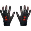 imageUnder Armour Mens F9 Nitro Novelty Football Gloves001 Black  Castlerock  Atomic