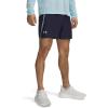 imageUnder Armour Mens Launch Run 5 Inch Unlined Shorts411 Midnight Navy  Stream  Reflective
