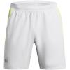imageUnder Armour Mens Launch Stretch Woven 7inch Shorts014 Halo Gray  Highvis Yellow  Reflective