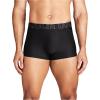 imageUnder Armour Mens MultiPack Performance Tech Trunk Boxer Brief with 3quot Inseam UltraSoftBlack Solid  Core 3pack