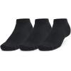 imageUnder Armour Training Cotton Low Socks 3 Pack001 Black  Black  White Logo