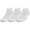 imageUnder Armour Training Cotton Low Socks 3 Pack100 White  White  Black Logo